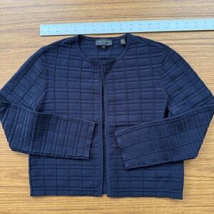 Ted Baker London Cathora Stitch Cardigan Navy Women’s Size 1 / US 4